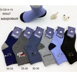 Шкарпетки для хлопчиків 12 шт (20-35 р) махра KiE_C614-15