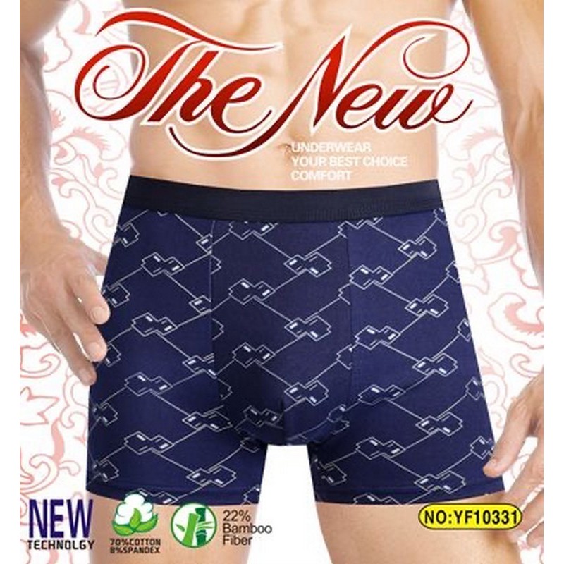 Трусы мужские 24 шт (1-4XL) коттон KiE_YF10331