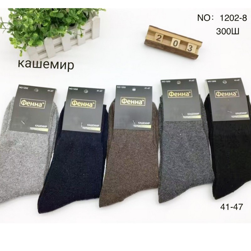 Шкарпетки чоловічі 10 шт (41-47 р) кашемір KiE_1202-8