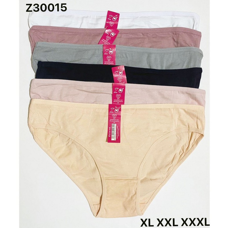 Трусы женские коттон 6 шт (1-3XL) KiE_140320