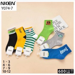 Шкарпетки для хлопчиків Y074-7 бавовна 40 шт (1-12 років) KiE_140332