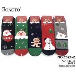 Шкарпетки жіночі 10 шт (37-41 р) ангора/махра KiE_C526-2