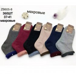 Шкарпетки жіночі 12 шт (37-41 р) махра KiE_ZB605-8