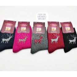 Шкарпетки жіночі 12 шт (37-41 р) кашемір KiE_7220-1