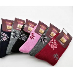Шкарпетки жіночі 12 шт (37-41 р) кашемір KiE_B7220-9
