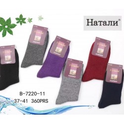 Шкарпетки жіночі 12 шт (37-41 р) кашемір KiE_B-7220-11
