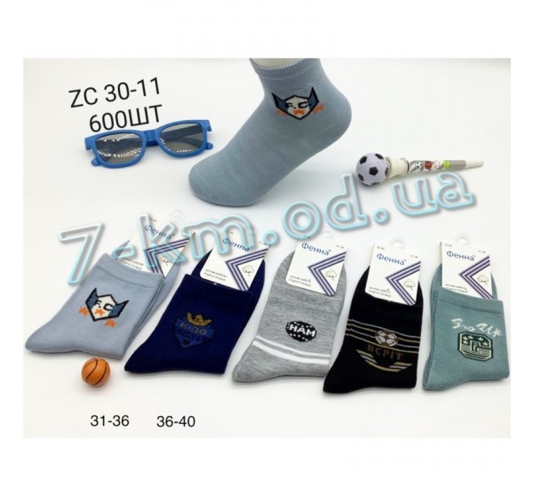 Шкарпетки для хлопчиків KiE_ZC30-11 бавовна 10 шт (31-40 р)