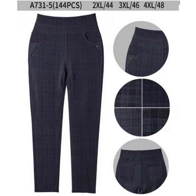 Брюки женские KiE_A731-5 коттон 6 шт (2-4XL)