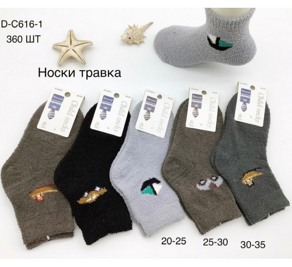 Шкарпетки для хлопчиків KiE_D-C616-1 травка 10 шт (20-35 р)