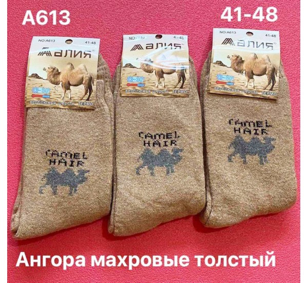 Шкарпетки чоловічі 12 шт (41-48 р) вовна/махра KiE_A613