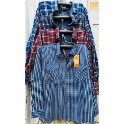 Рубашка мужская байка/флис MIX 5 шт (70-78 р) LaM_131114