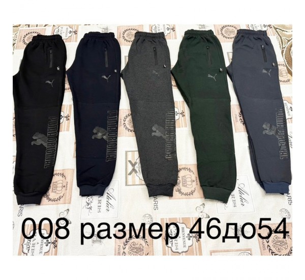 Спорт штаны мужские на флисе 5 шт (46-54 р) LaM_008