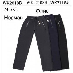 Спорт штаны мужские на флисе 5 шт (M-3XL) LaM_131127