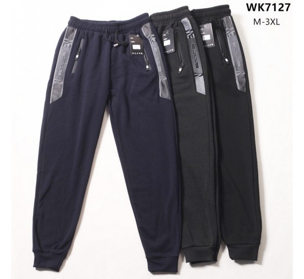 Спорт штаны мужские на флисе 5 шт (M-3XL) LaM_WK7127