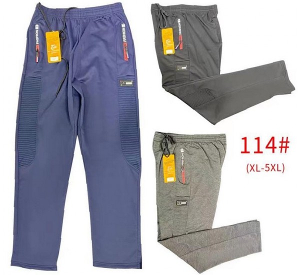 Спорт штаны мужские на флисе 5 шт (1-5XL) LaM_114