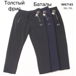 Спорт штаны мужские на флисе 5 шт (3-7XL) LaM_WK7165