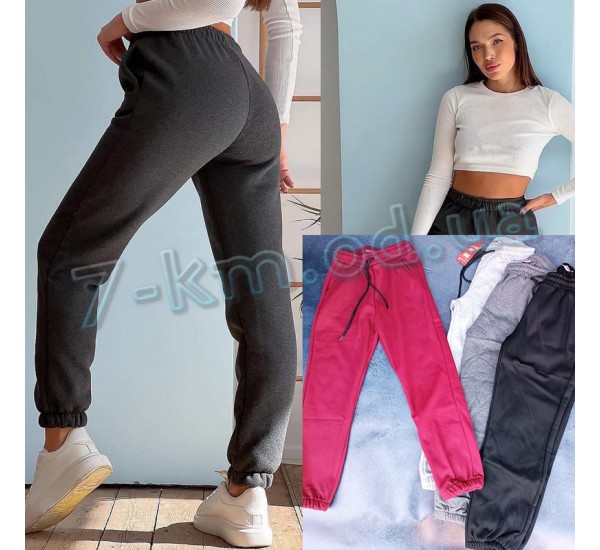 Спорт штани жіночі LoS_485 тринитка/фліс 5 шт (42-50 р)
