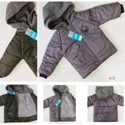 Куртка для хлопчиків 4 шт плащівка/фліс (2-5 років) MiLi_K-3