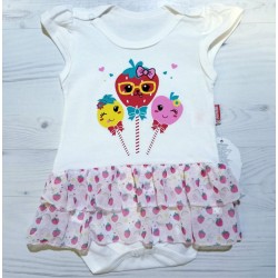 Боди-платье для новорожденных MiLi_270315 коттон 4 шт (62-80 см)