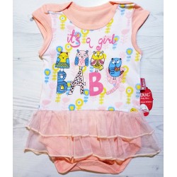 Боди-платье для новорожденных MiLi_270316 коттон 4 шт (62-80 см)