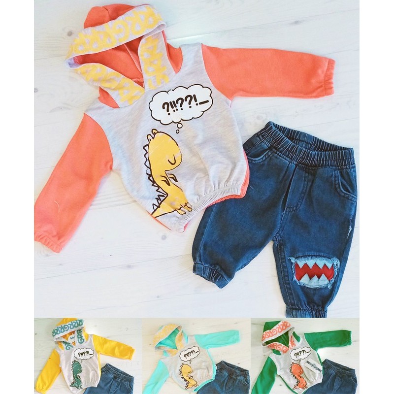 Костюм для младенцев 4 шт коттон (6-24 мес) MiLi_704b