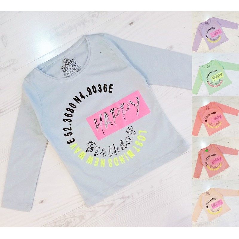 Батник для дівчаток 5 шт бавовна (3-7 років) MiLi_460