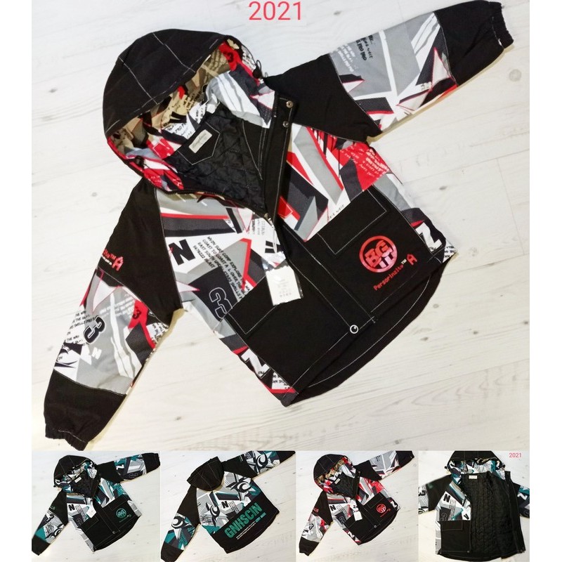 Вітрівка для хлопчиків 4 шт плащівка (8-11 років) MiLi_21008