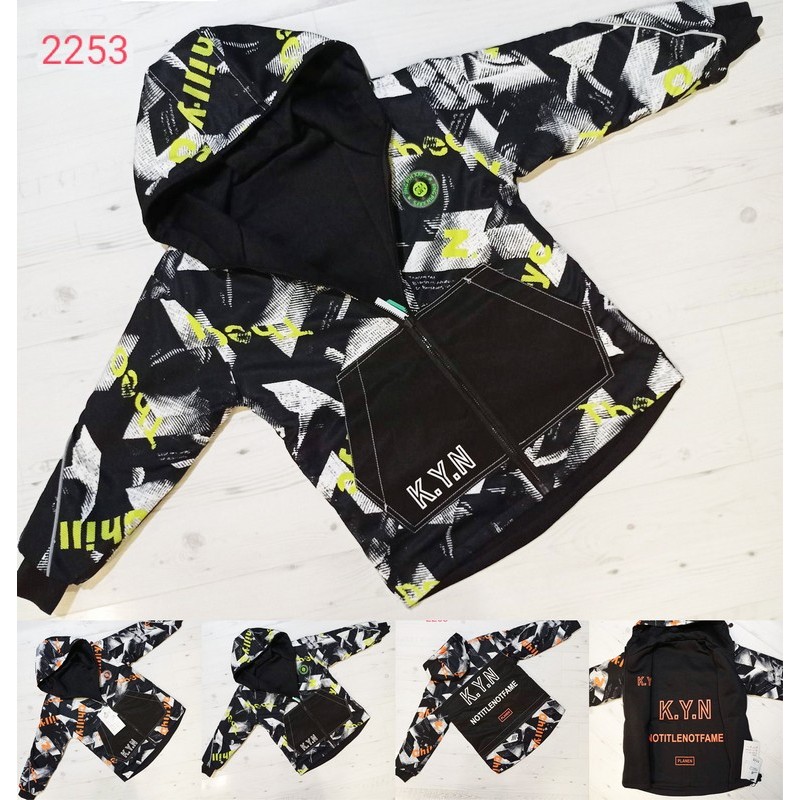 Вітрівка для хлопчиків 4 шт плащівка (150-180 см) MiLi_2253