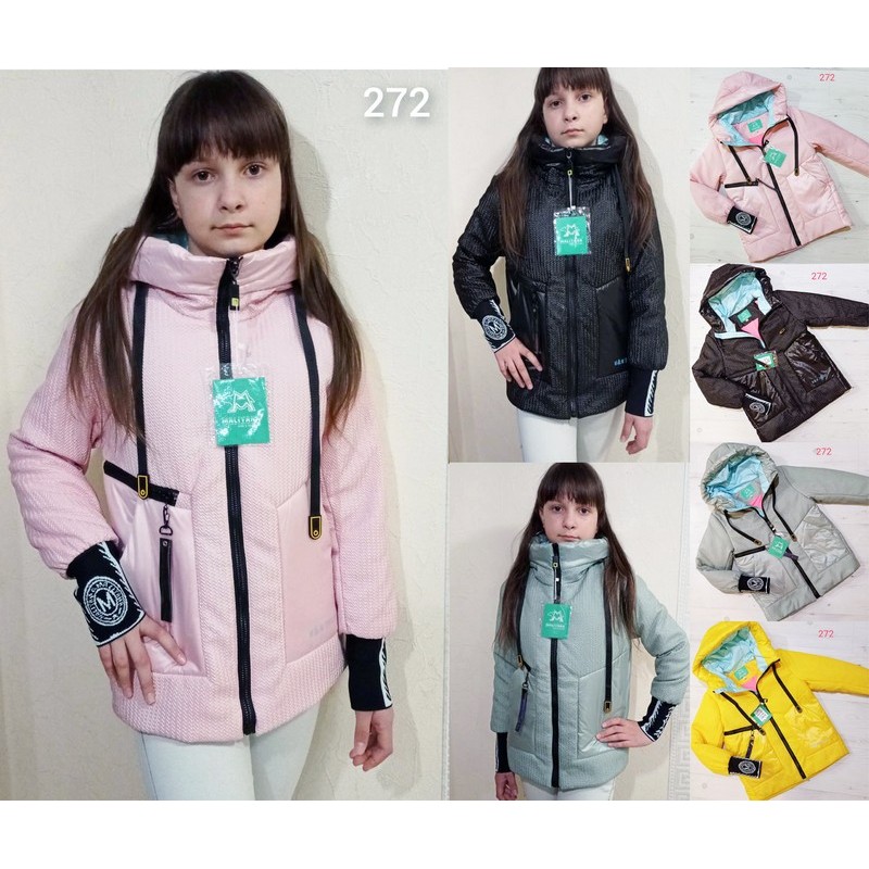 Вітрівка для дівчаток 5 шт плащівка (140-164 см) MiLi_272