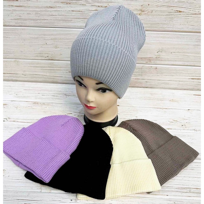 Шапка женская 5 шт вязка ML903_011040