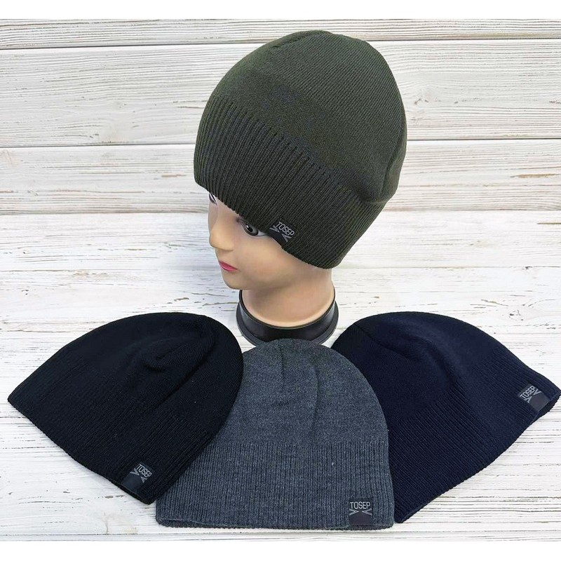 Шапка чоловіча 5 шт в'язка ML903_011043