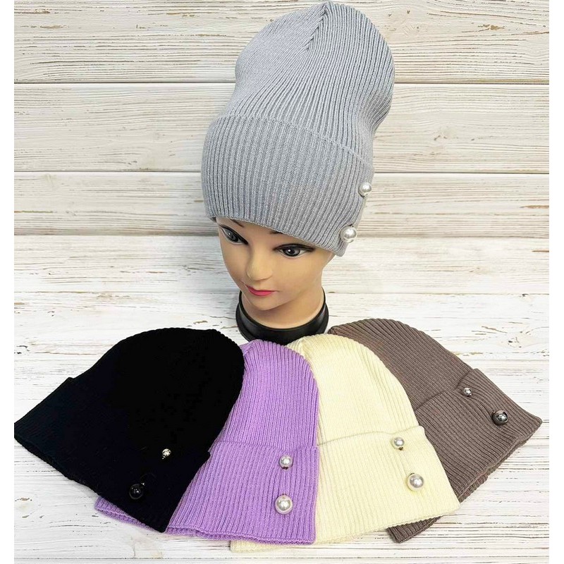 Шапка женская 5 шт вязка ML903_011063