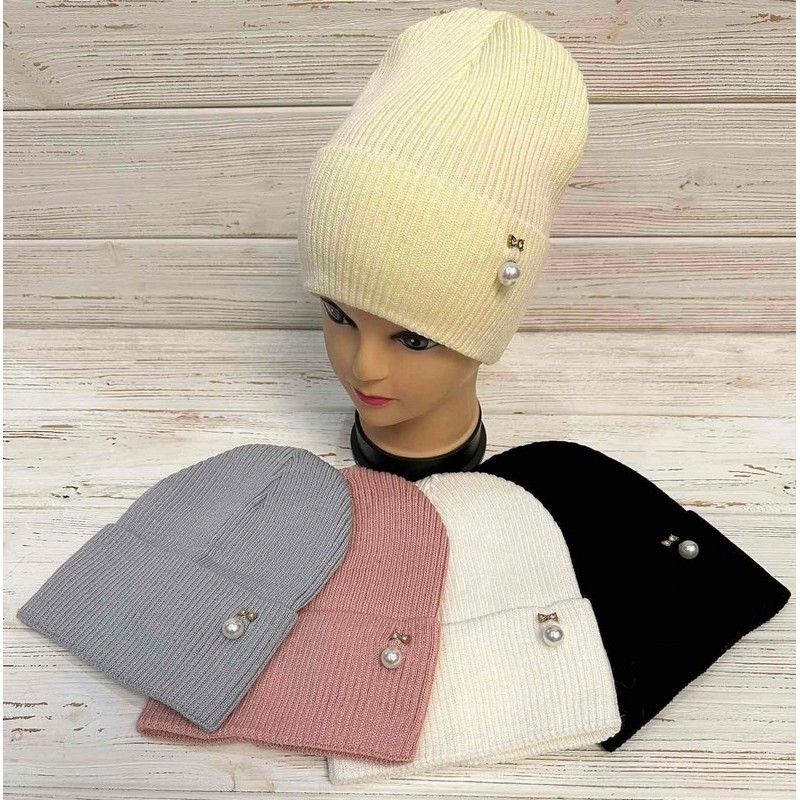 Шапка женская 5 шт вязка ML903_011065