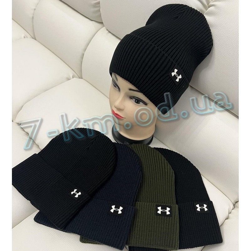 Шапка чоловіча ML903_010220 одинарна в'язка 5 шт (універсальний)