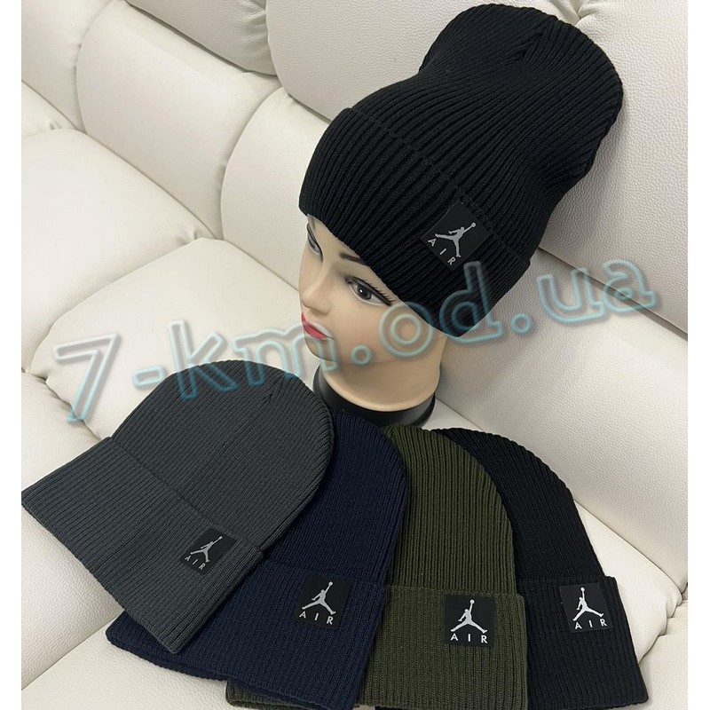 Шапка чоловіча ML903_010221 одинарна в'язка 5 шт (універсальний)