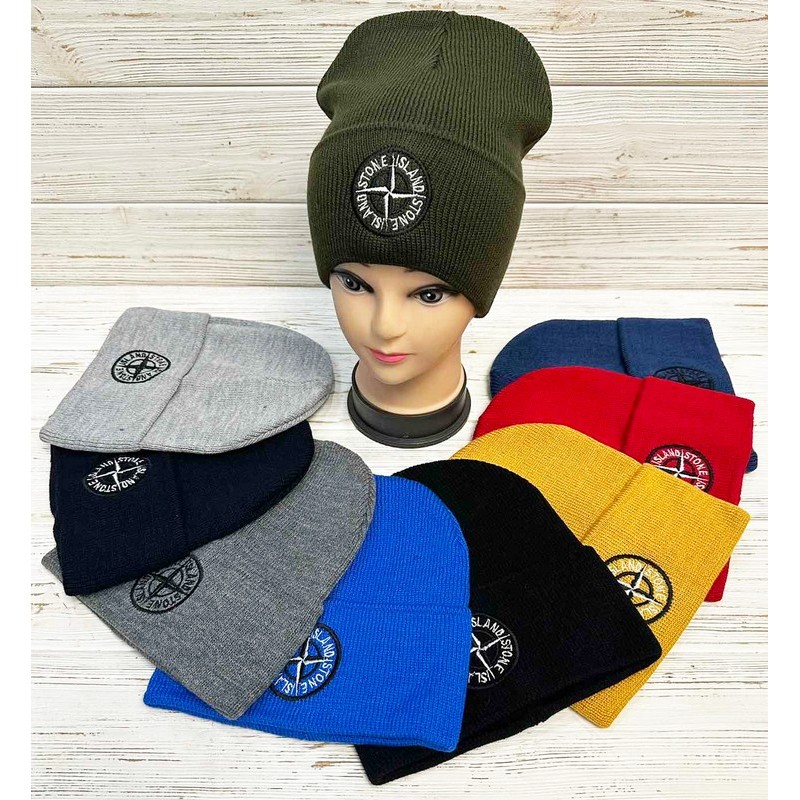 Шапка мужская (одинарная) 5 шт рубчик ML903_030921