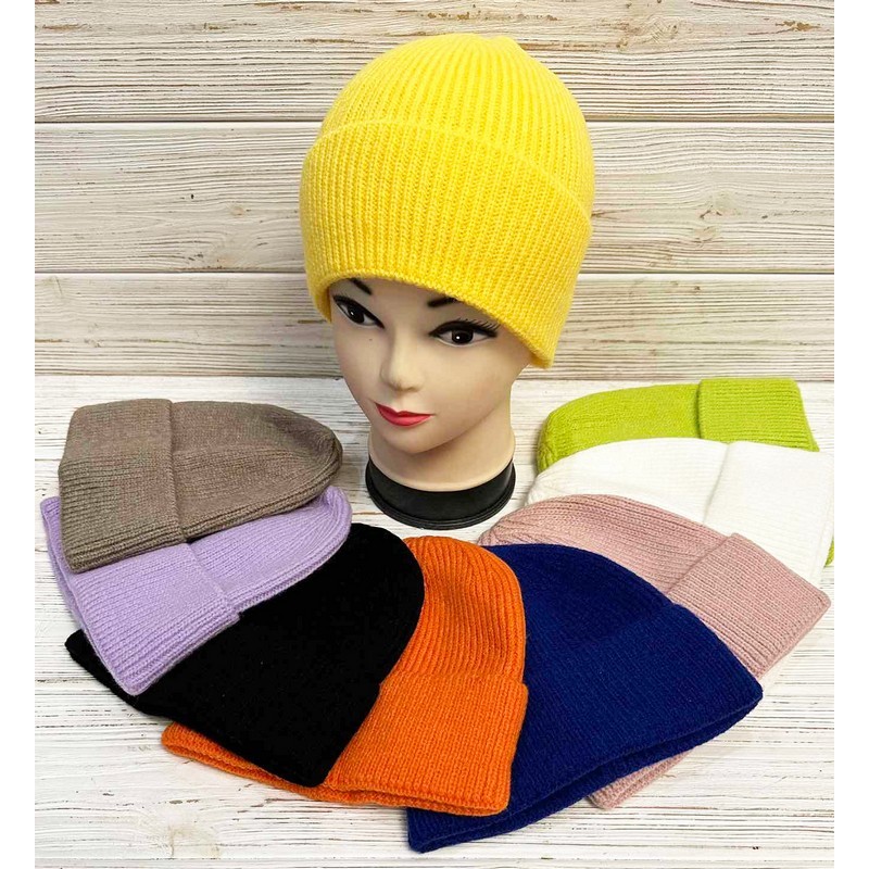 Шапка женская 5 шт вязка/одинарная ML903_030933