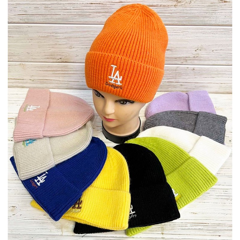 Шапка женская 5 шт вязка/одинарная ML903_030938