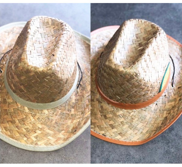 Шляпа мужская 5 шт (58-59 р) солома HLP_060532