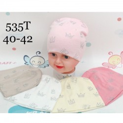 Шапка для немовлят ML903_535T трикотаж 5 шт (40-42 р)