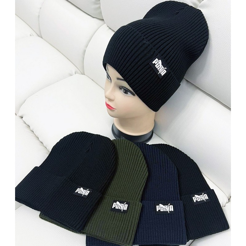 Шапка чоловіча в'язка (розмір універсальний) 5 шт ML903_130814