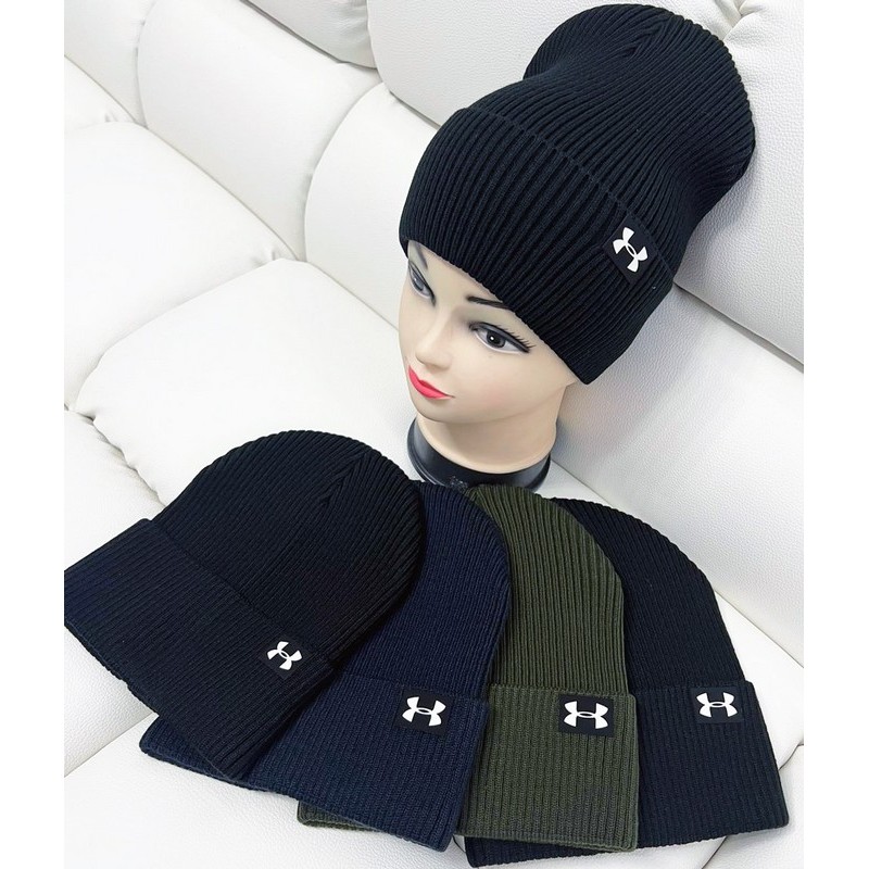 Шапка чоловіча в'язка (розмір універсальний) 5 шт ML903_130821