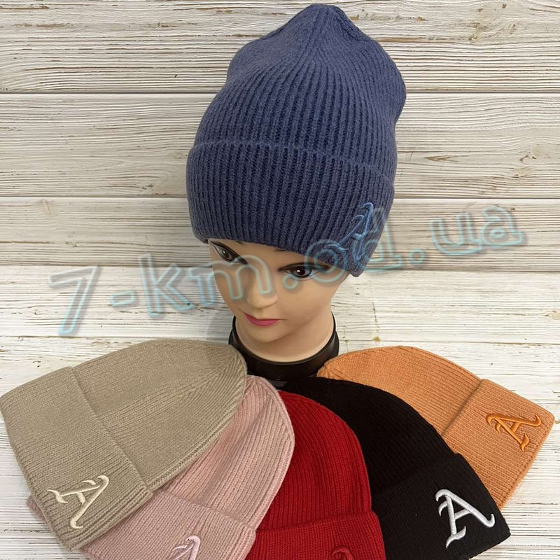 Шапка жіноча ML903_270963 вовна 5 шт (55-58 р)