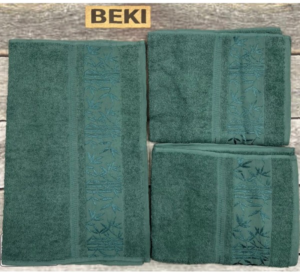 Рушник махровий обличче, бавовна 10 шт (50 х 90 см) MuK_201261