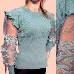 Блуза женская MUS_161024 трикотаж 2 шт (стандартный)