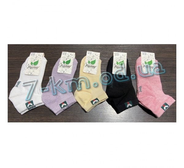 Шкарпетки для дівчаток MuK_0201 бавовна 10 шт (25-30 р)