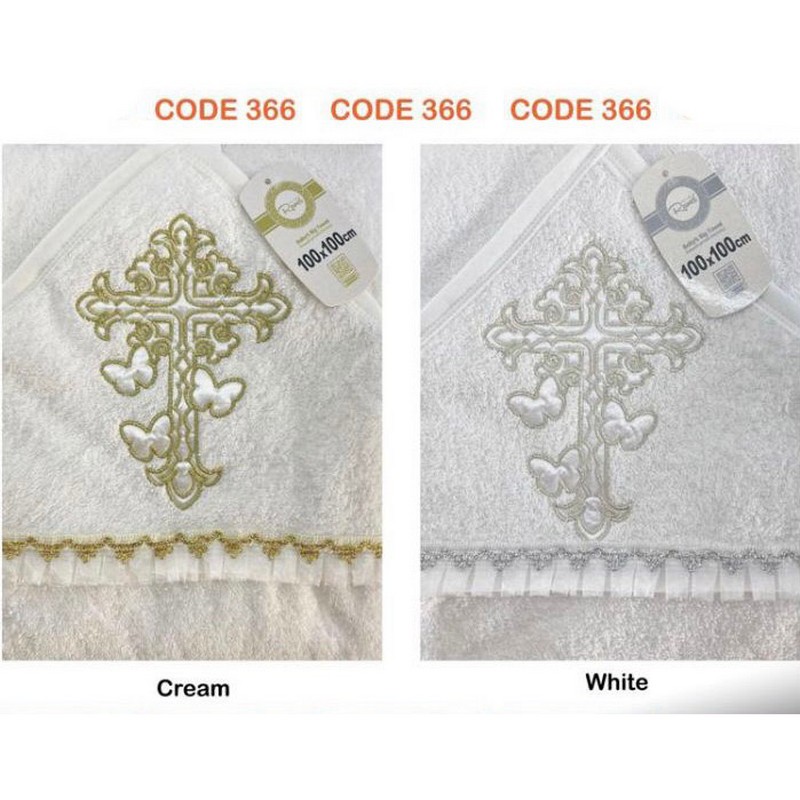 Рушник для хрещення махровий 1 шт (100х100 см) ViT_366