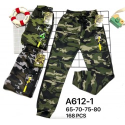 Спорт штани для хлопчиків 6 шт (65-80 см) трикотаж/хутро KiE_A612-1
