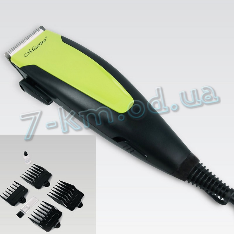 Машинка для стрижки PoS_MR-656C-GREEN Maestro 15 W 20 шт/ящ