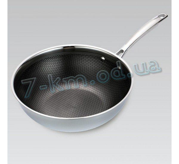 Сковорода професійна Wok Non-stick Coating PoS_MR-1224-30 Maestro 30 см 4 шт/ящ